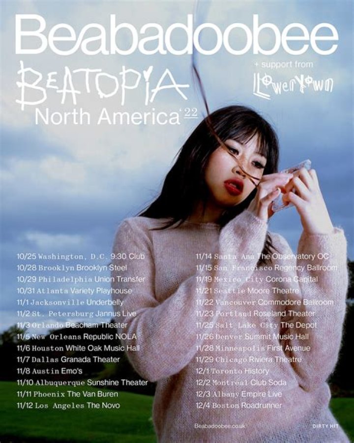 Beabadoobee Announces “Beatopia” North American Tour Dates