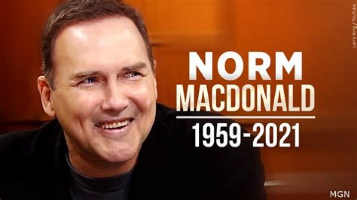 Comedian Norm MacDonald, Dead At 61