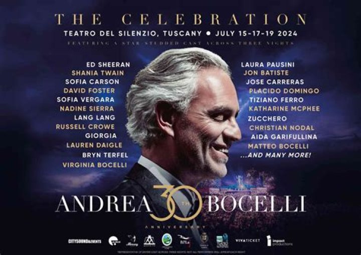 Hire Andrea Bocelli for a Corporate Event or Performance Booking.