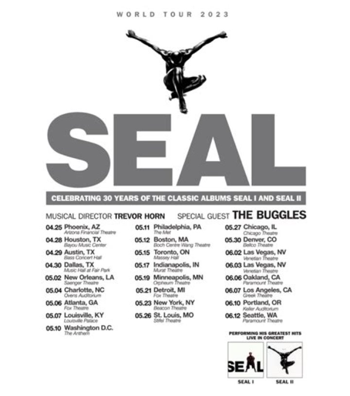 Seal Announces 30th Anniversary North American Tour